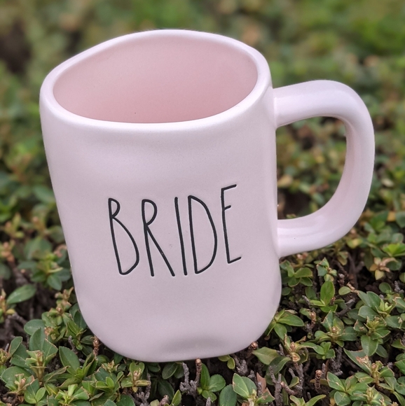 Rae Dunn light pink "BRIDE" mug - Picture 2 of 11